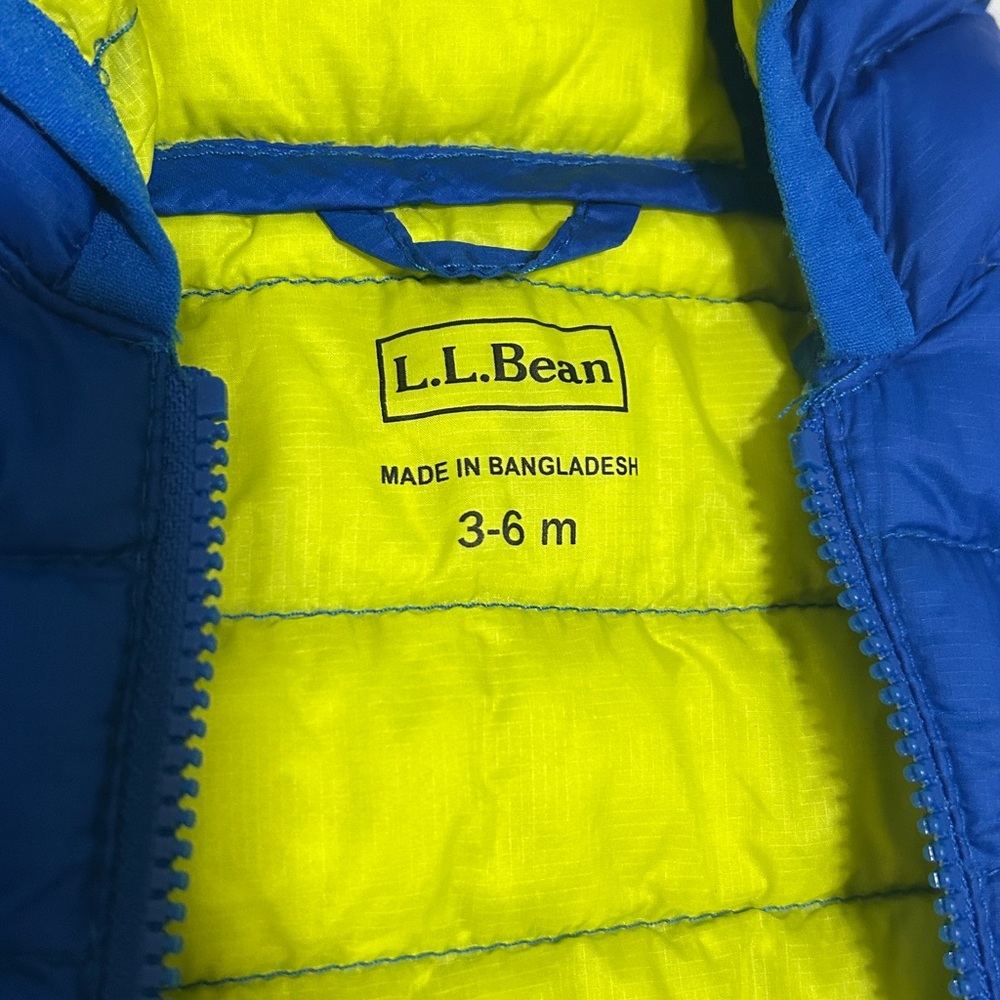 L.L.Bean Infants' Ultralight Goose Downtek Bunting |Size 3-6 months - Picture 12 of 15